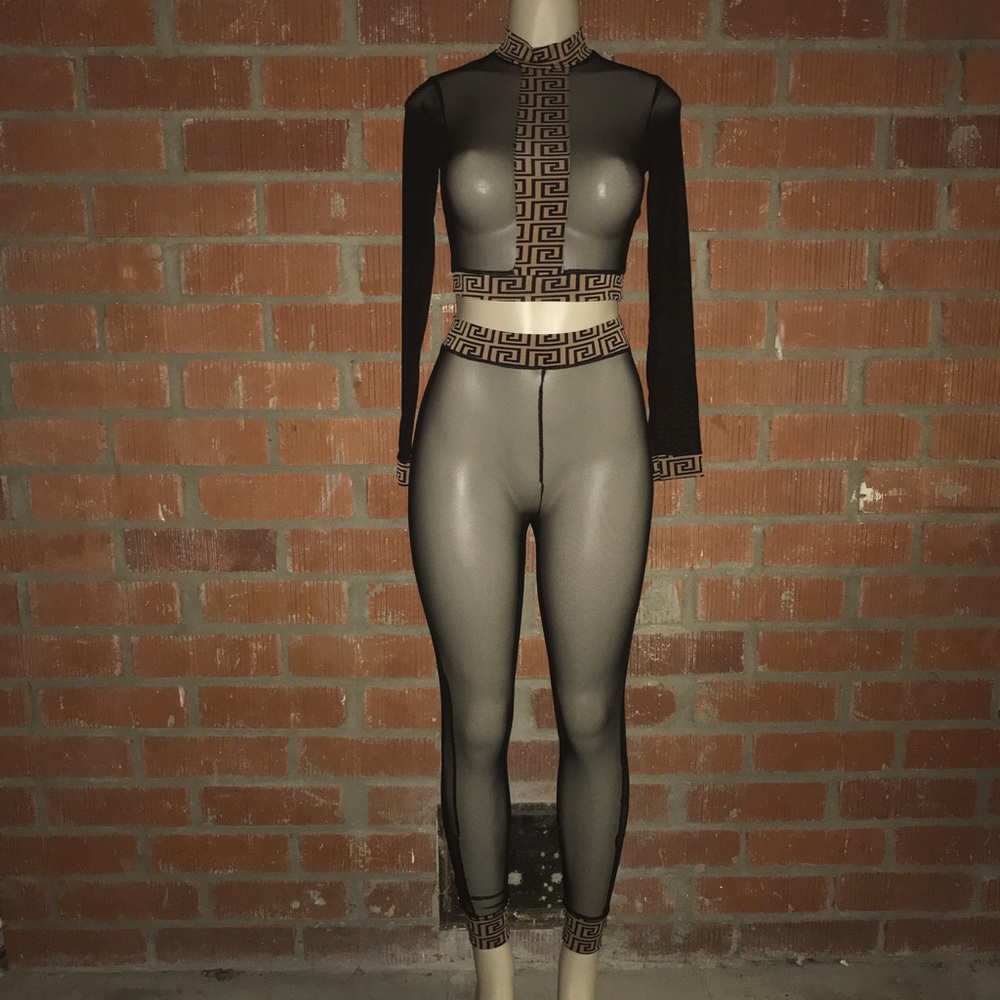 Mesh Skinny Leg Set🌈 - Picture 3 of 7